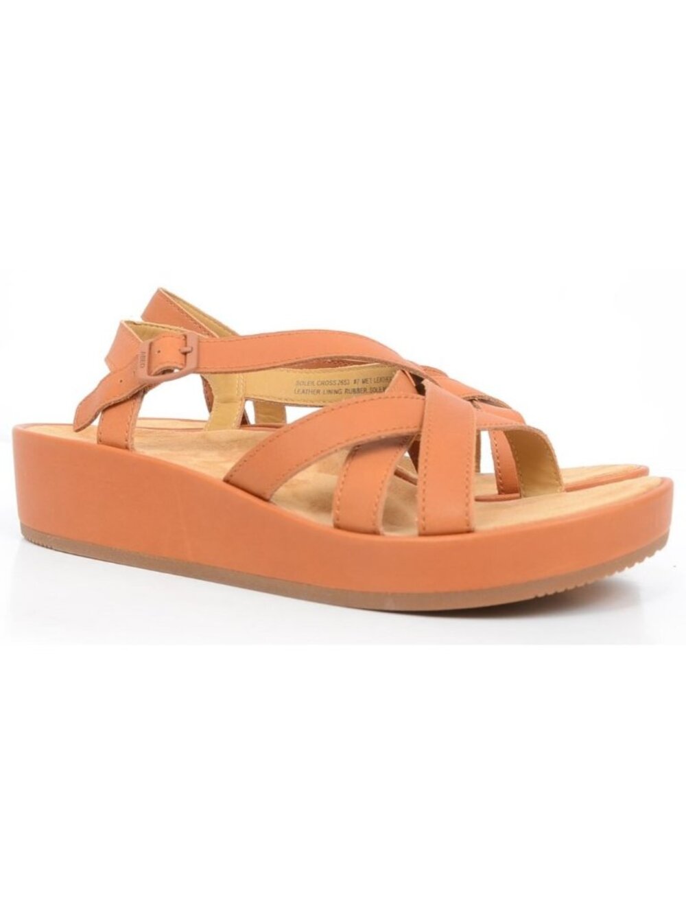 NEW Abeo Soleil Cross Women's 7 Arch & Heel Support Leather Orthotic Insole Sand
